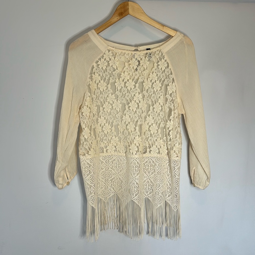 Free People Boho Shirt, Size Small